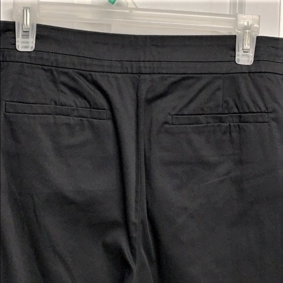 Counterparts Black 4 Pocket Cotton Stretch High Rise Crop Pants Size 16P - Picture 6 of 7